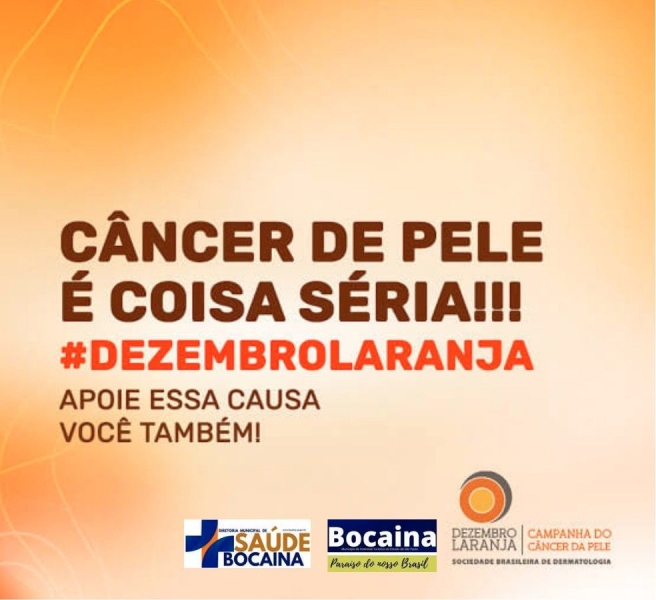 Dezembro Laranja - Mês de Conscientização sobre a Prevenção ao Câncer de Pele