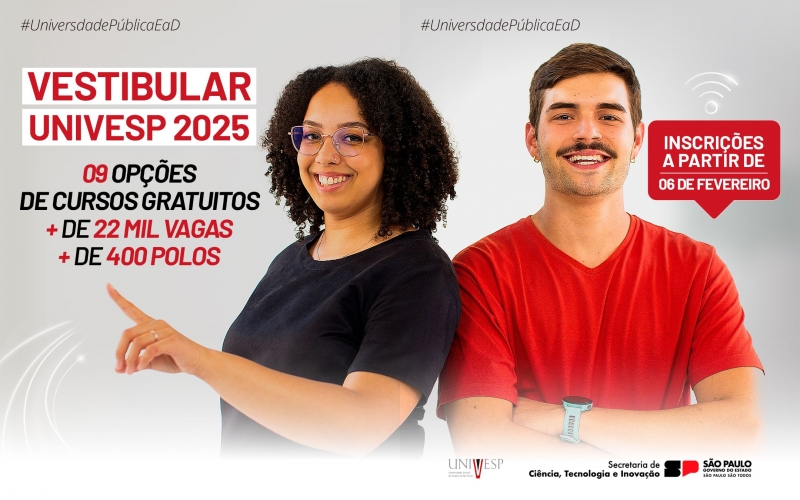 Vestibular Univesp: Inscrições Abertas